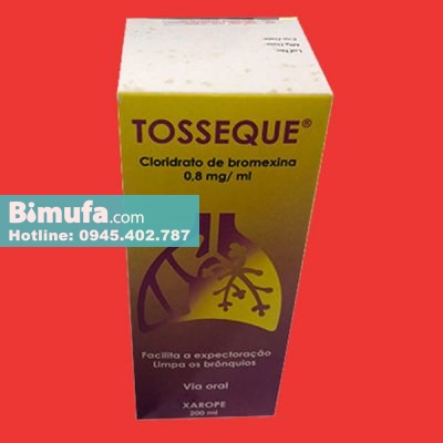 Tosseque Thuốc Tosseque: Công dụng, liều dùng, lưu ý tác dụng phụ