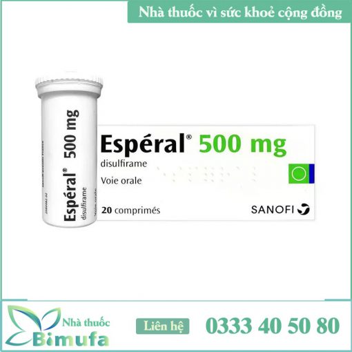 Tác dụng thuốc cai rượu Esepral