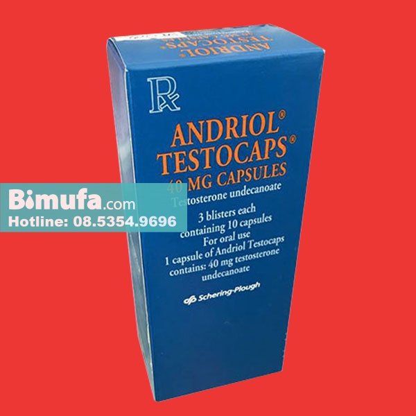 Thuốc Andriol testocaps 40 mg: Tác dụng, liều dùng, giá bán ...
