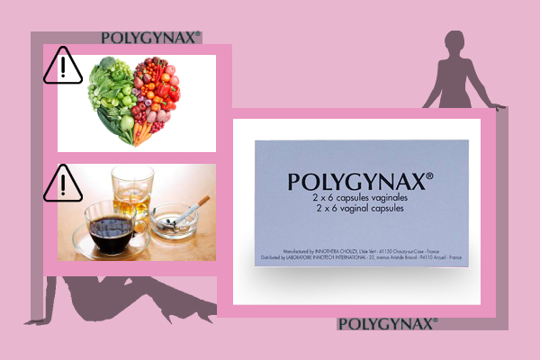 Thực phẩm và rượu bia có ảnh hưởng đến Polygynax