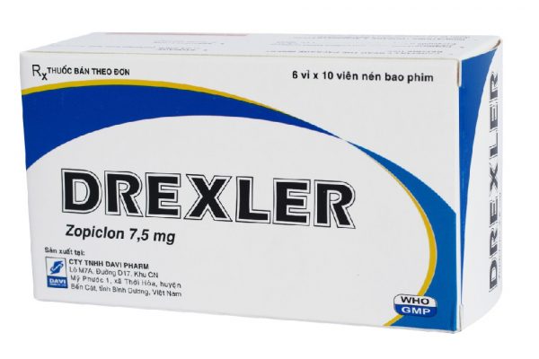 Thuốc Drexler 7.5mg là một sản phẩm của Công ty Trách nhiệm hữu hạn Davipharm (Bình Dương, Việt Nam). Đây là thuốc được chỉ định dùng cho những người bị stress, mất ngủ do nhiều nguyên nhân. 
