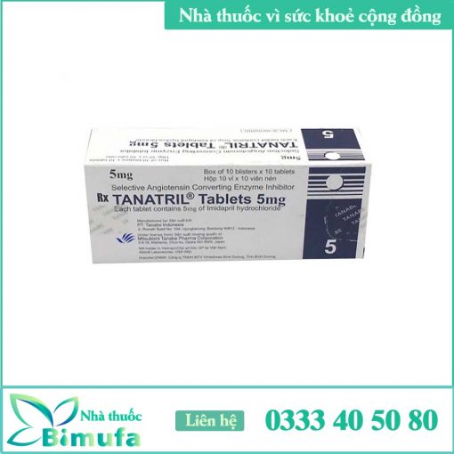 hình ảnh thuốcTanatril Tablets 5mg