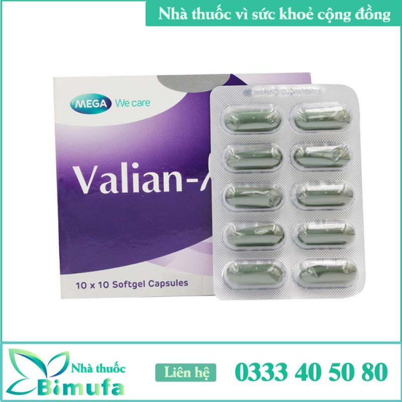 Valian X - Biện pháp điều trị lo âu, mất ngủ, suy giảm trí nhớ hiệu quả