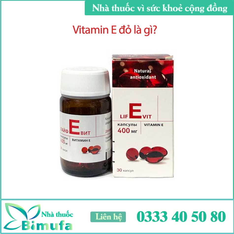 Vitamin E đỏ là gì?
