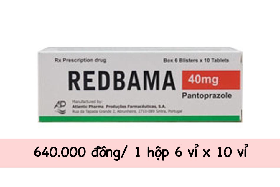 Giá bán sản phẩm thuốc Redbama