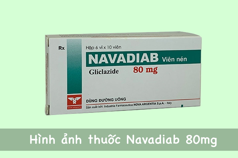Hình ảnh hộp thuốc Navadiab 80mg