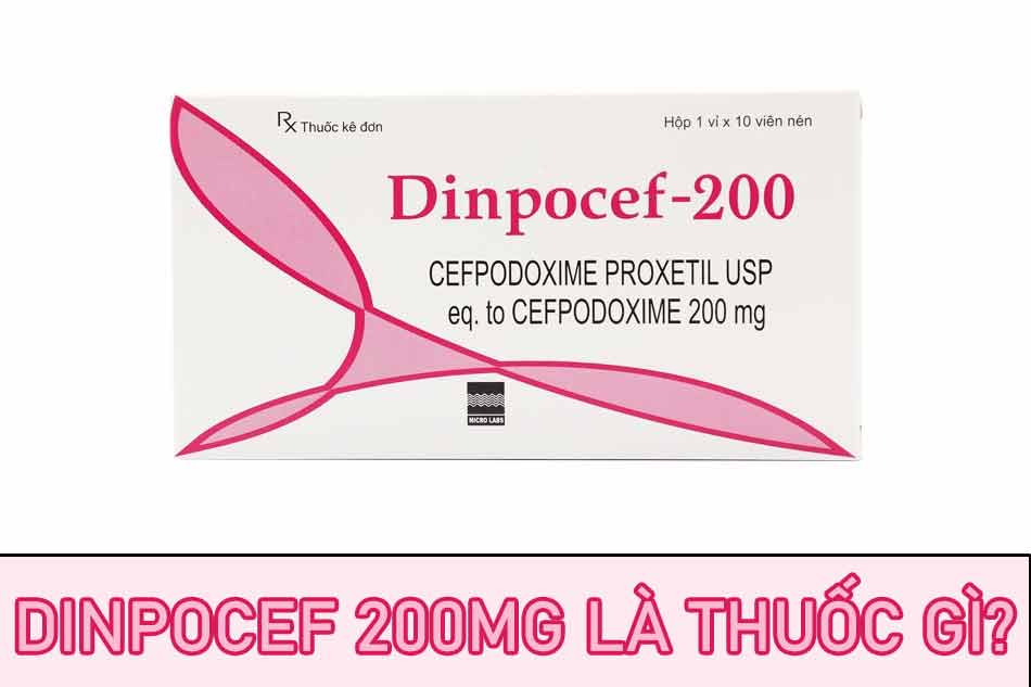Dinpocef 200mg là thuốc gì?