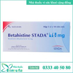 Hình ảnh thuốc Betahistine Stada 16mg