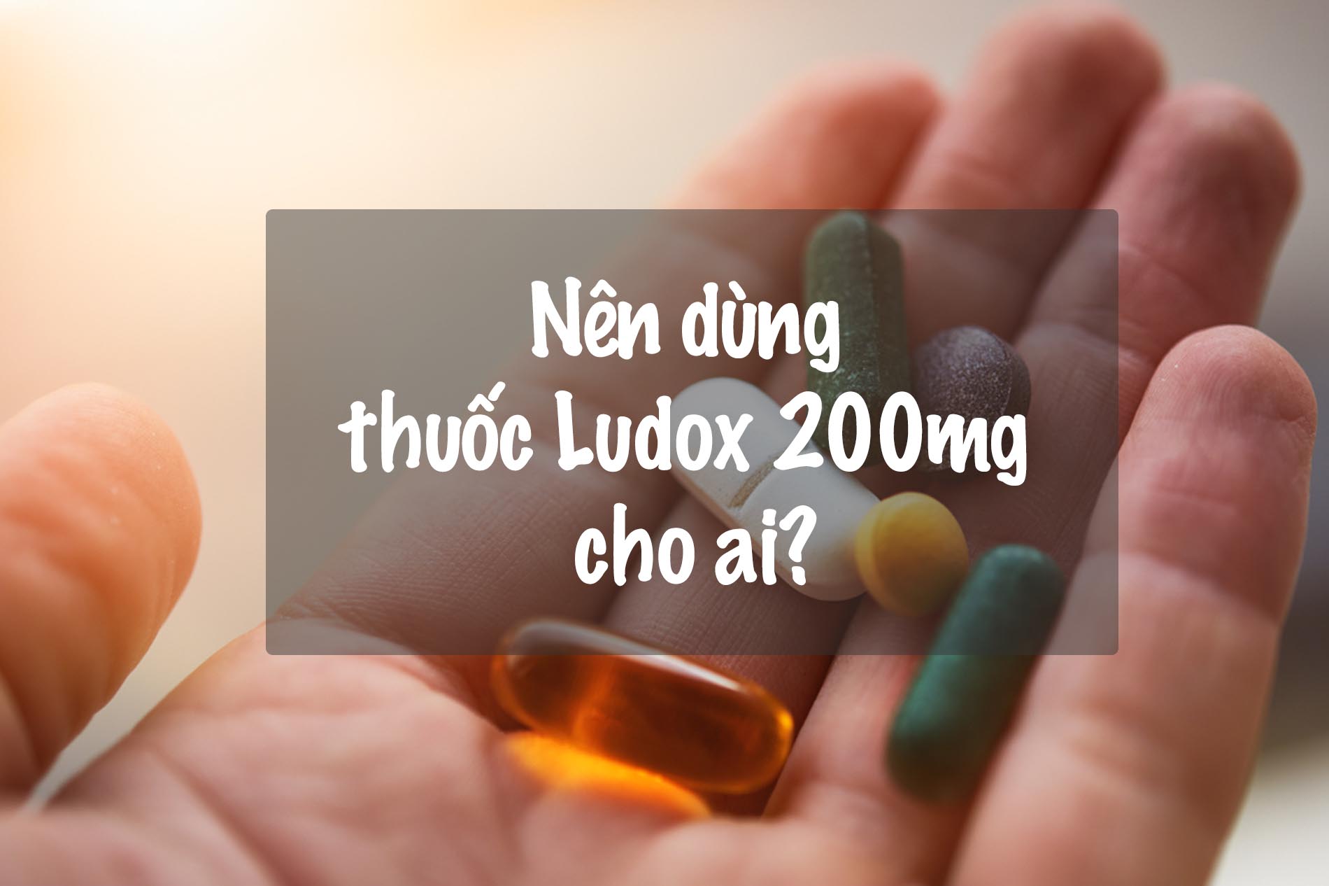 Công dụng và chỉ định của thuốc Ludox 200mg