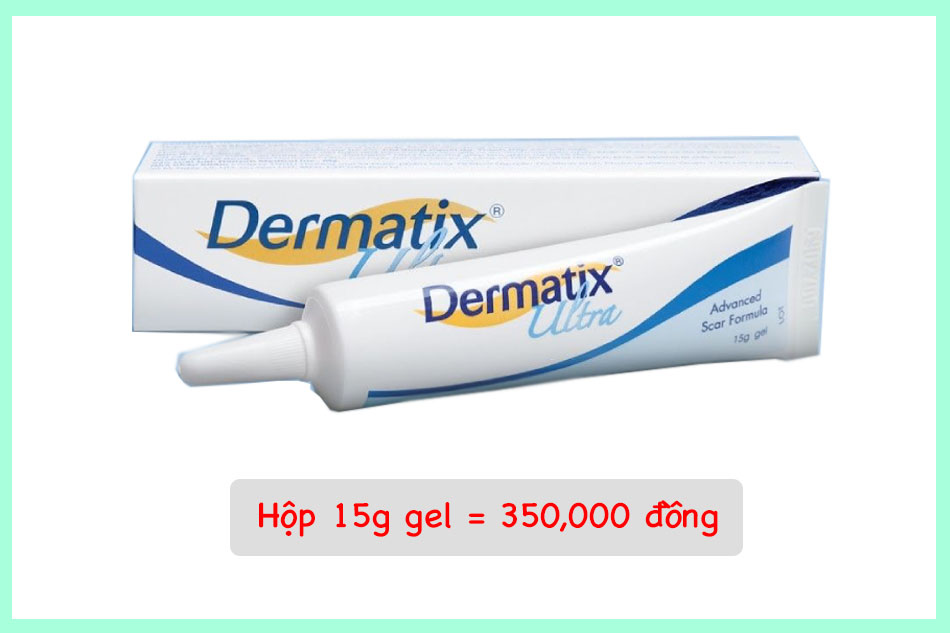 Thuốc trị sẹo Dermatix Ultra 15g giá bao nhiêu?