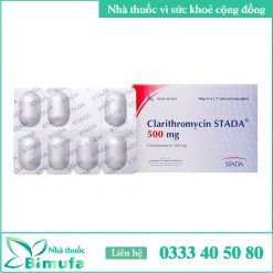 Hình ảnh thuốc Clarithromycin Stada 500mg