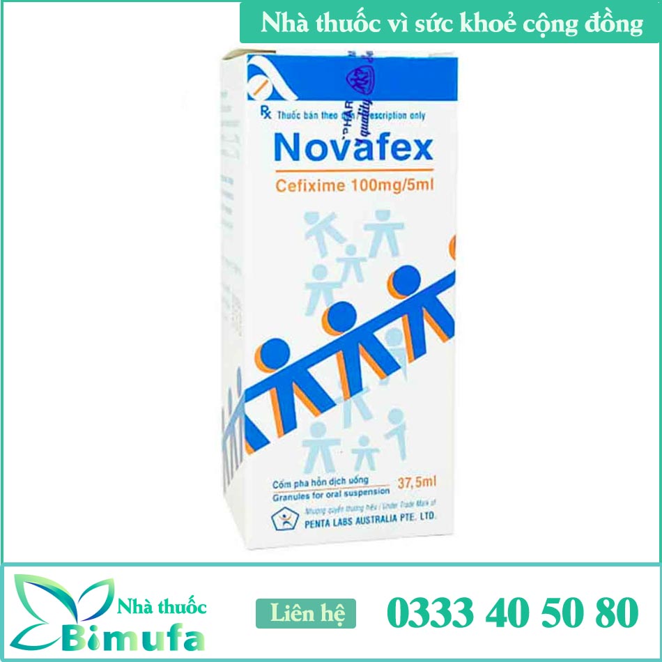 Cách sử dụng thuốc kháng sinh Novafex là như thế nào?

