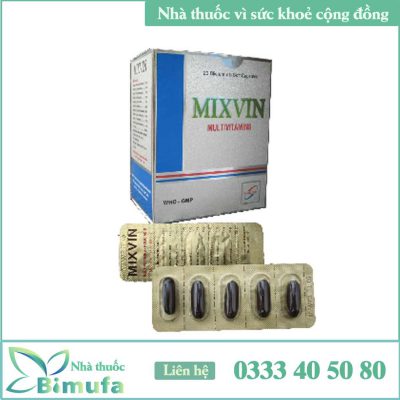 Hộp và vỉ thuốc Mixvin