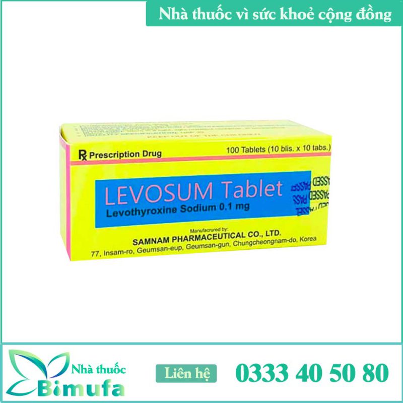 Thuốc Levosum: Công dụng, cách sử dụng, lưu ý khi dùng và giá bán