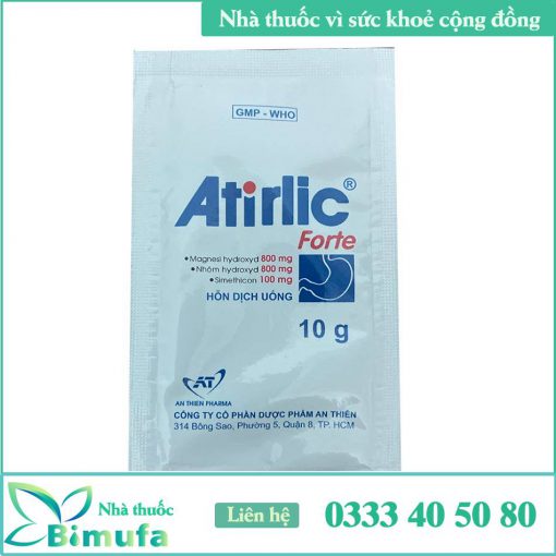 Công dụng – Chỉ định của thuốc Atirlic Forte
