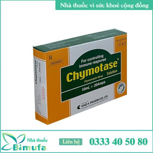 Thành phần thuốc Chymotase
