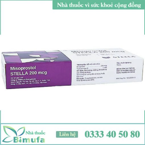 Giá thuốc Misoprostol STELLA 200mcg