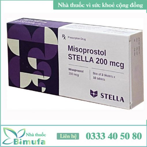Tác dụng thuốc Misoprostol STELLA 200mcg