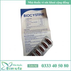 Hướng dẫn sử dụng Biocystine