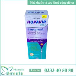 Dung Dịch Vệ Sinh Hupavir Sinecatechin