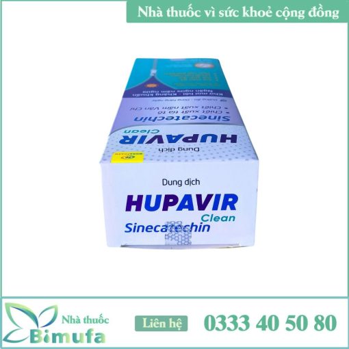 Dung Dịch Vệ Sinh Hupavir Sinecatechin