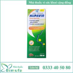 Dung dịch Súc họng - Súc miệng Hupavir Sinecatechin