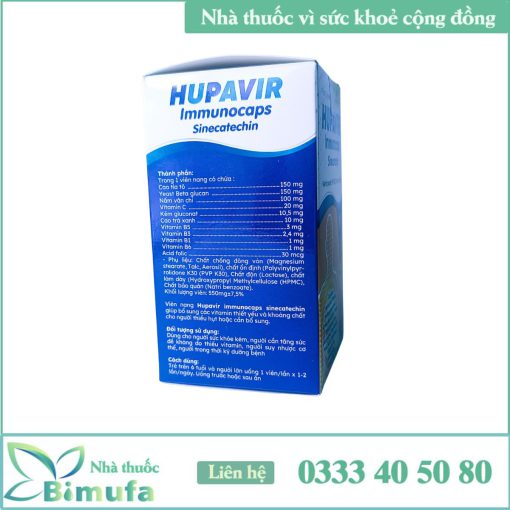 Hupavir Immunocaps Sinecatechin