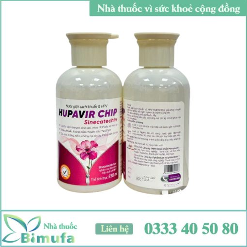 Nước Giặt Sạch Khuẩn & HPV Hupavir Chip (2)