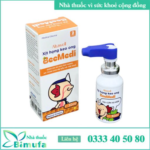 Xịt họng keo ong Altawell BeeMedi