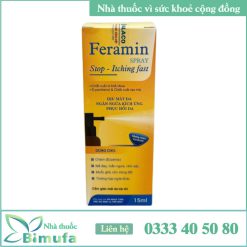 Feramin Stop-Itching fast dạng xịt