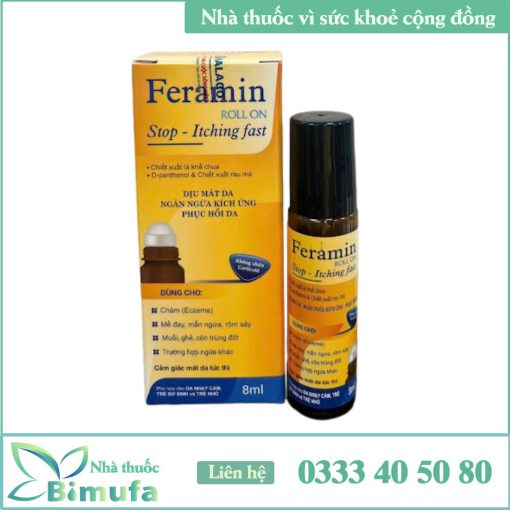 Feramin Stop-Itching fast dạng lăn