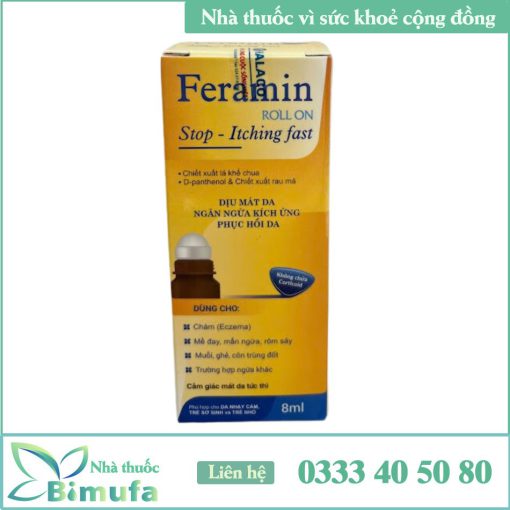 Feramin Stop-Itching fast dạng lăn