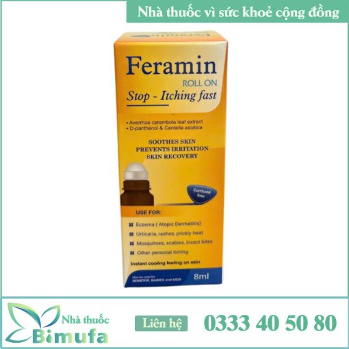 Feramin Stop-Itching fast dạng lăn