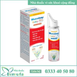 Xịt mũi biển sâu Mucobay Baby