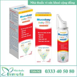 Xịt mũi biển sâu Mucobay Baby