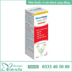 Xịt mũi biển sâu Mucobay Baby