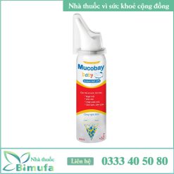 Xịt mũi biển sâu Mucobay Baby